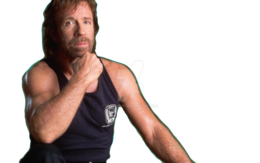 celebrities & Chuck Norris free transparent png image.