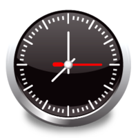 objects & clock free transparent png image.