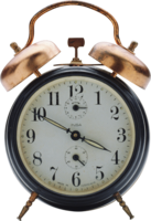 objects & clock free transparent png image.