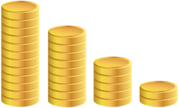 objects & Coins free transparent png image.