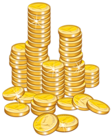 objects & Coins free transparent png image.