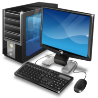 electronics & Computer desktop PC free transparent png image.