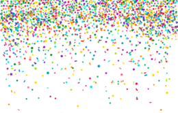 holidays & Confetti free transparent png image.