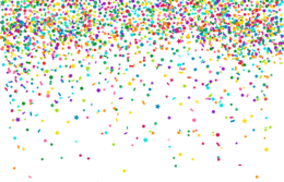 holidays & confetti free transparent png image.