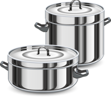 tableware & Cooking pan free transparent png image.