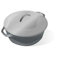 tableware & Cooking pan free transparent png image.