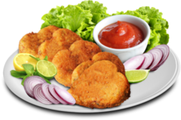 food & cutlet free transparent png image.