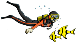 people & Diver free transparent png image.