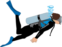 people & Diver free transparent png image.