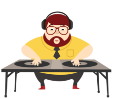 people & Disc jockey free transparent png image.