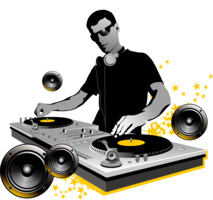 people & disc jockey free transparent png image.