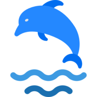 animals & Dolphin free transparent png image.