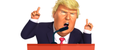 celebrities&Donald Trump png image.