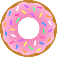 food & Donut free transparent png image.