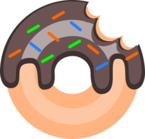 food & Donut free transparent png image.