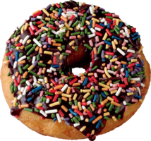 food & Donut free transparent png image.