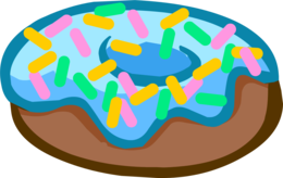 food & donut free transparent png image.