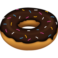 food & Donut free transparent png image.