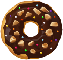 food & Donut free transparent png image.