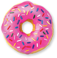 food & Donut free transparent png image.