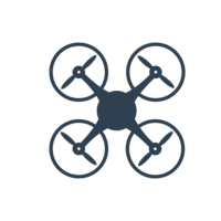 electronics & Drone Quadcopter free transparent png image.