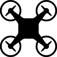 electronics & Drone Quadcopter free transparent png image.