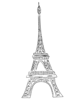 architecture & Eiffel Tower free transparent png image.