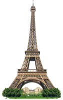 architecture & Eiffel Tower free transparent png image.