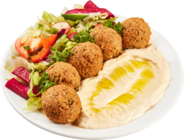 food & Falafel free transparent png image.