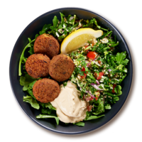 food & Falafel free transparent png image.