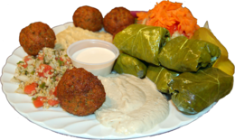 food & Falafel free transparent png image.