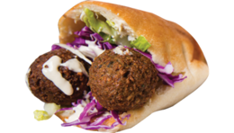 food & Falafel free transparent png image.