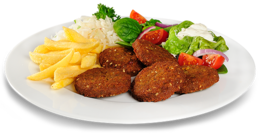 food & Falafel free transparent png image.