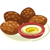 food & falafel free transparent png image.