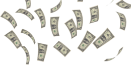 objects & Falling money free transparent png image.