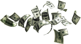 objects & Falling money free transparent png image.