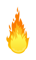 nature & Flame free transparent png image.