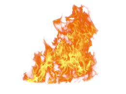 nature & Flame free transparent png image.