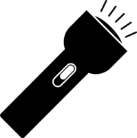 electronics & Flashlight free transparent png image.