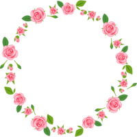 flowers & Floral frame free transparent png image.