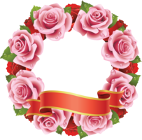 flowers & Floral frame free transparent png image.