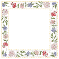 flowers & Floral frame free transparent png image.