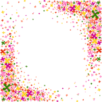 flowers & Floral frame free transparent png image.