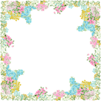 flowers & Floral frame free transparent png image.