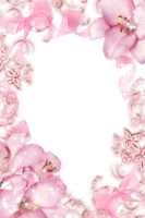 flowers & floral frame free transparent png image.