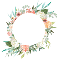 flowers & Floral frame free transparent png image.