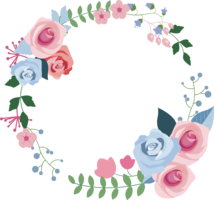 flowers & Floral frame free transparent png image.