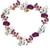 flowers & floral frame free transparent png image.