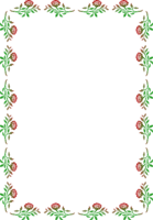 flowers & floral frame free transparent png image.