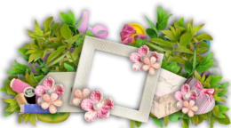 flowers & floral frame free transparent png image.